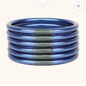 Blue and Green Bangle Set